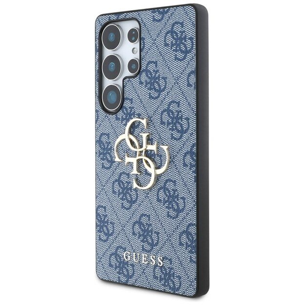 „Guess Big 4G Logo Classic“ logotipo dėklas, skirtas „Samsung Galaxy S25 Ultra“ (mėlynas) 8