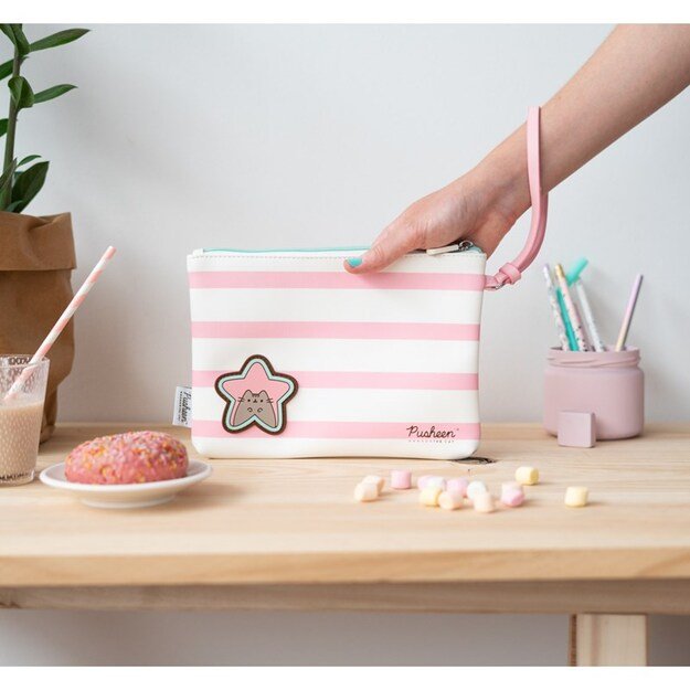 Pusheen - Rose Collection cosmetic bag (23 x 16.5 x 2.5 cm) 5