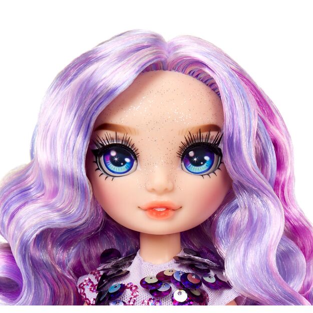 Klasikinė vaivorykštės mados lėlė - violetinė 6