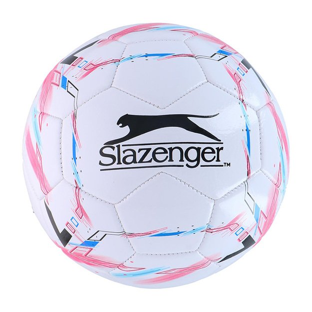 Slazenger - Futbolo r. 5 (balta / rožinė)