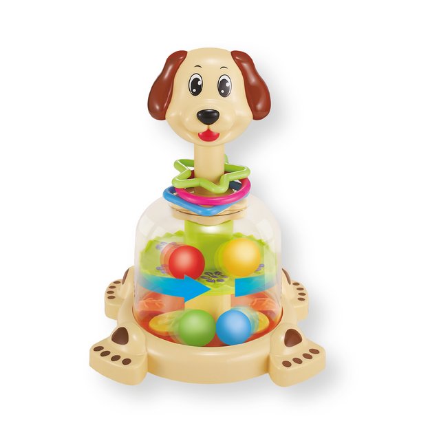 Toy with balls dog