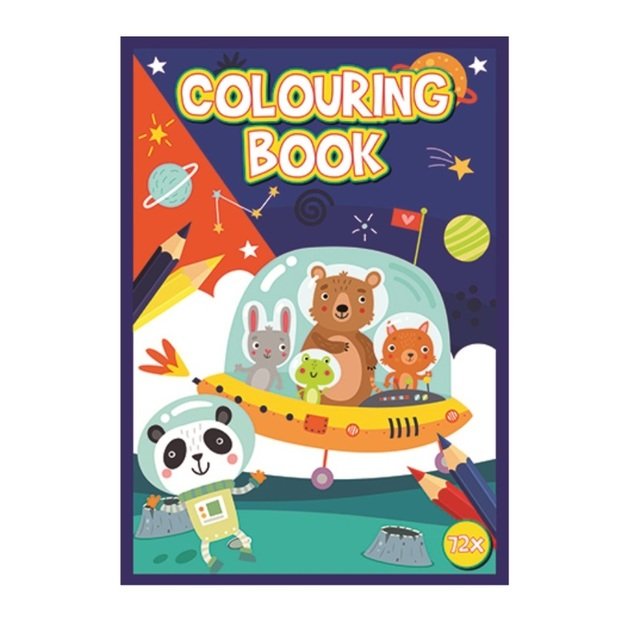 Spalvinimo knygelė, 72 puslapių, A4 formato 1