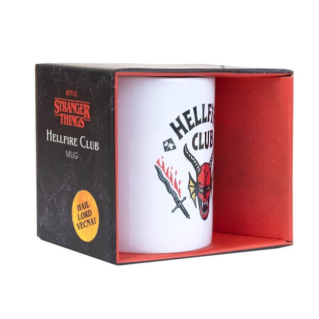 Stranger Things - Keraminis puodelis dovanų dėžutėje 350ml (Hellfire Club)