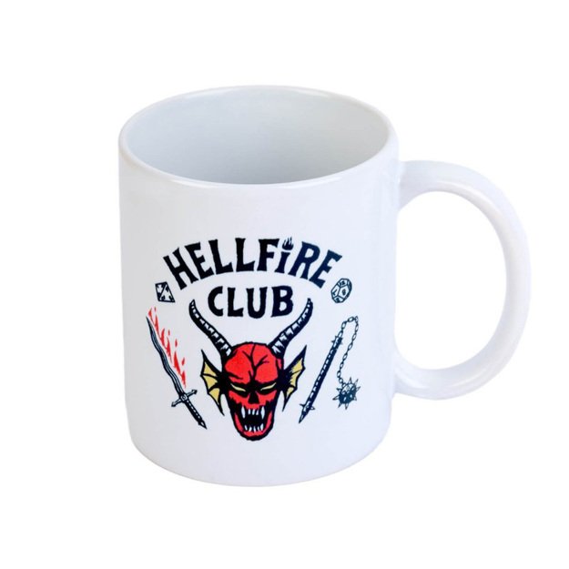 Stranger Things - Keraminis puodelis dovanų dėžutėje 350ml (Hellfire Club)