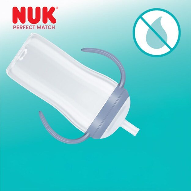 NUK Perfect Match lavinamasis buteliukas su šiaudeliu PINGVINAS 260 ml 4