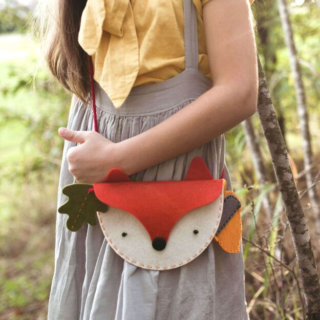 Petit Collage Sew a fox purse 2