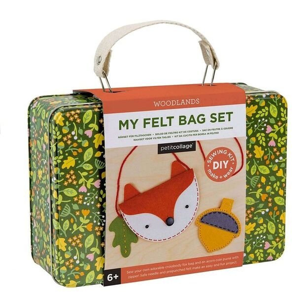Petit Collage Sew a fox purse 1