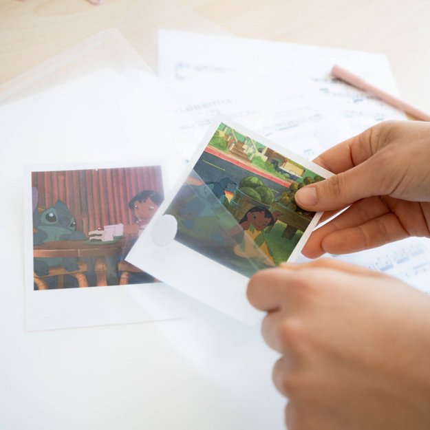 Disney Stitch – A4 formato aplankas su elastine juostele + 30 permatomų rankovių 3