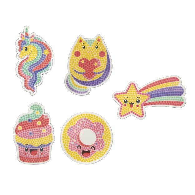 Kūrybingas deimantinių magnetų rinkinys, gaminantis 2 2