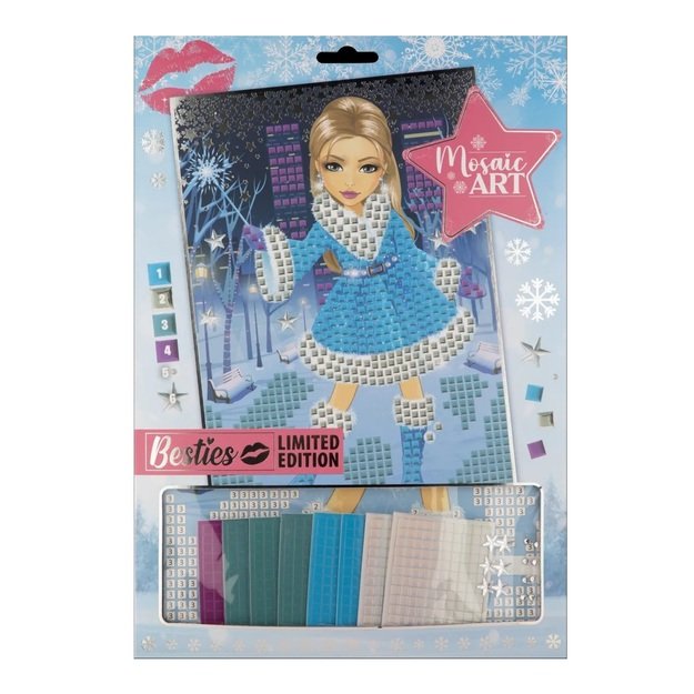 Kūrybinis mozaikų rinkinys pagal skaičius, A4, 1 vnt. 1