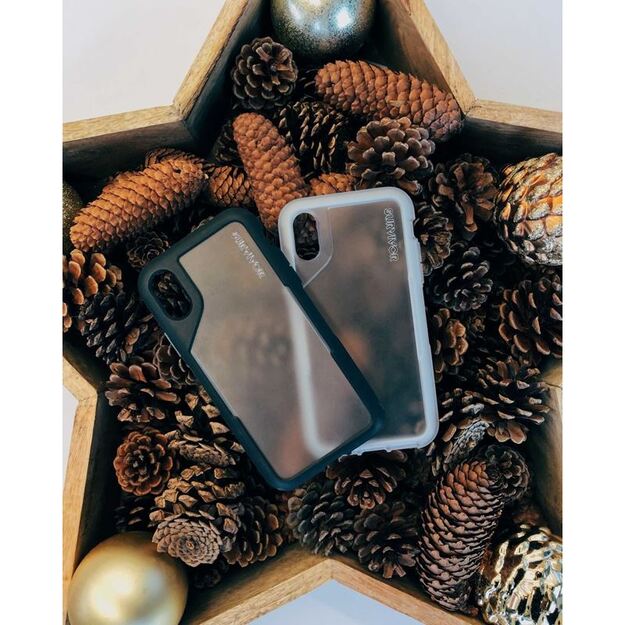 Griffin Survivor Endurance – dėklas, skirtas iPhone Xs Max (skaidrus/pilkas) 10