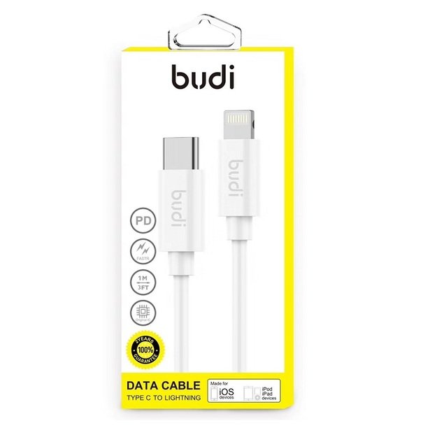 Budi – USB-C prie Lightning PD kabelis 1