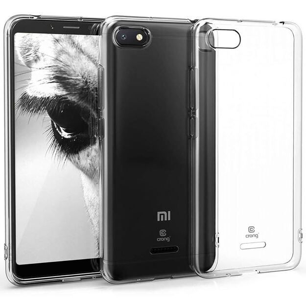 Crong Crystal Slim Cover – apsauginis dėklas, skirtas Xiaomi Redmi 6A (skaidrus) 18