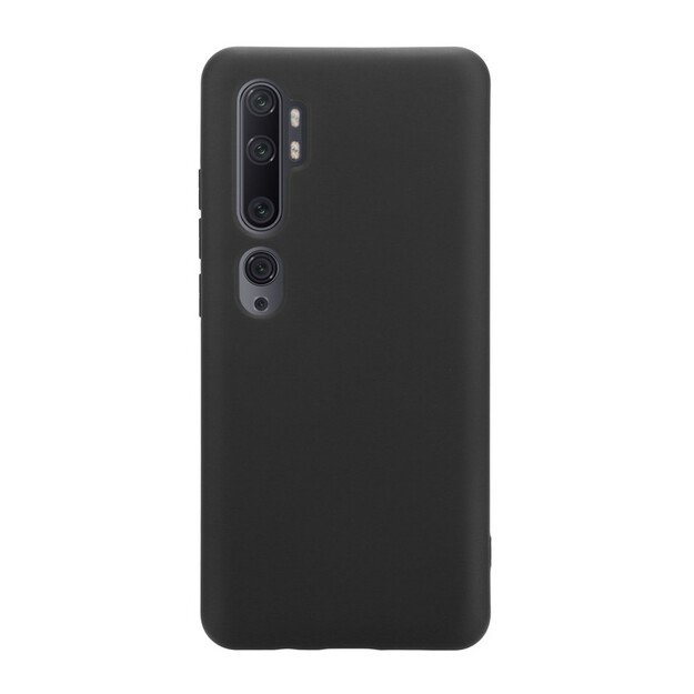 Crong Color Cover – lankstus dėklas, skirtas „Xiaomi Mi Note 10“ / „Mi Note 10 Pro“ (juodas)