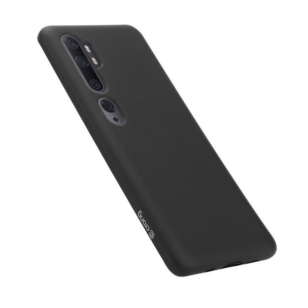 Crong Color Cover – lankstus dėklas, skirtas „Xiaomi Mi Note 10“ / „Mi Note 10 Pro“ (juodas)