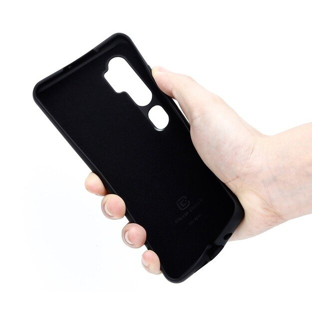 Crong Color Cover – lankstus dėklas, skirtas „Xiaomi Mi Note 10“ / „Mi Note 10 Pro“ (juodas)