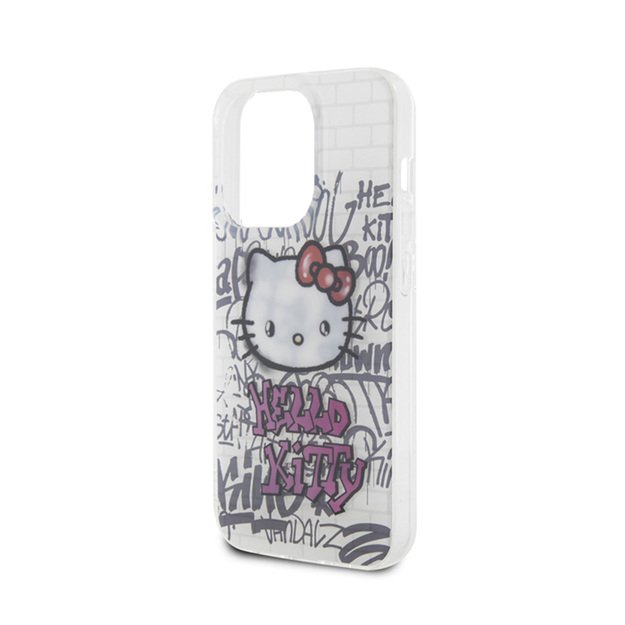 „Hello Kitty IML“ su „Kitty On Bricks Graffiti“ – „iPhone 14 Pro Max“ dėklas (baltas) 6