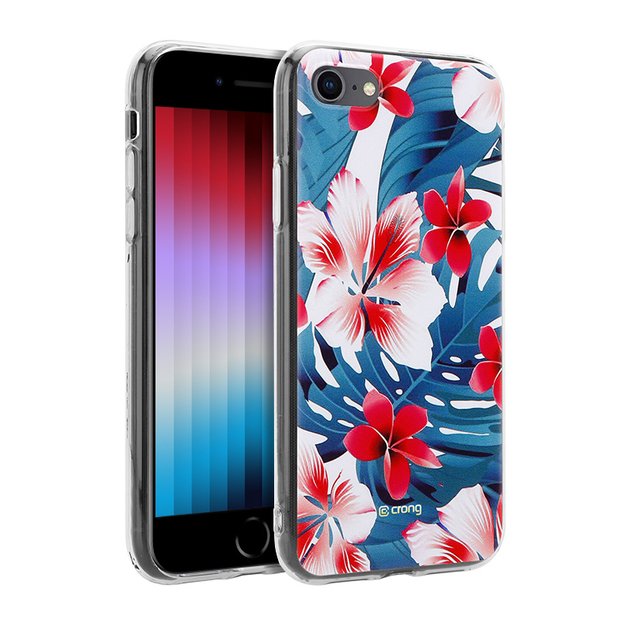 Crong Flower Case – dėklas, skirtas iPhone SE 2020 / 8 / 7 (paternas 03)