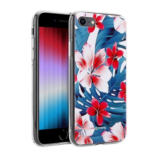 Crong Flower Case – dėklas, skirtas iPhone SE 2020 / 8 / 7 (paternas 03) 1