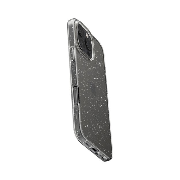 „Spigen“ skystųjų kristalų blizgučių dėklas, skirtas „iPhone 16 Pro“ (skaidrus) 4