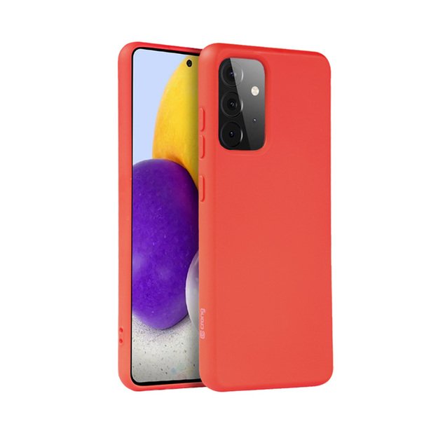 Crong Color Cover – dėklas, skirtas Samsung Galaxy A72 (raudonas) 6