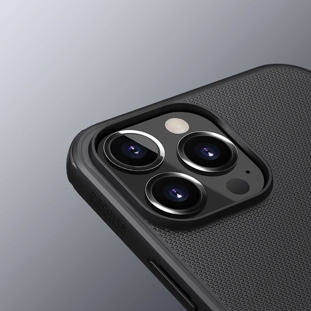 Nillkin Super Frosted Shield Pro – dėklas, skirtas Apple iPhone 13 Pro Max (juodas) 7