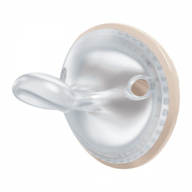 Dummy NUK Perfect Match 0-6m 2 pcs beige/red, 0-6 m 2