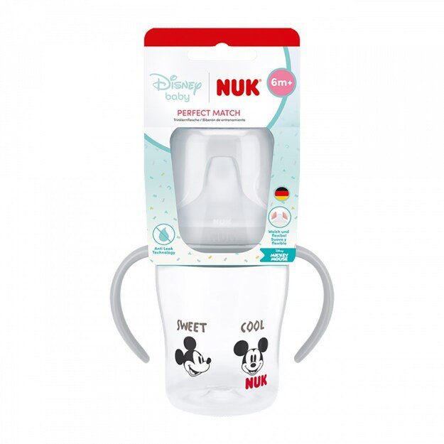 NUK Perfect Match Learning Baby Bottle DISNEY Minnie grey 150 ml 1