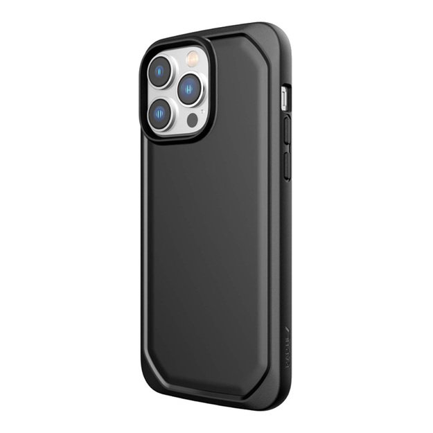 X-Doria Raptic Slim – biologiškai skaidus dėklas, skirtas iPhone 14 Pro Max (juodas)