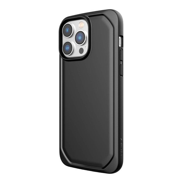 X-Doria Raptic Slim – biologiškai skaidus dėklas, skirtas iPhone 14 Pro Max (juodas) 1
