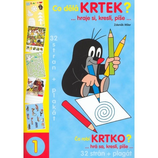 Book coloring page What does a Mole do?