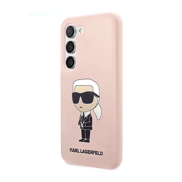 Karl Lagerfeld Silicone NFT Ikonik - Case for Samsung Galaxy S23 (Pink) 2