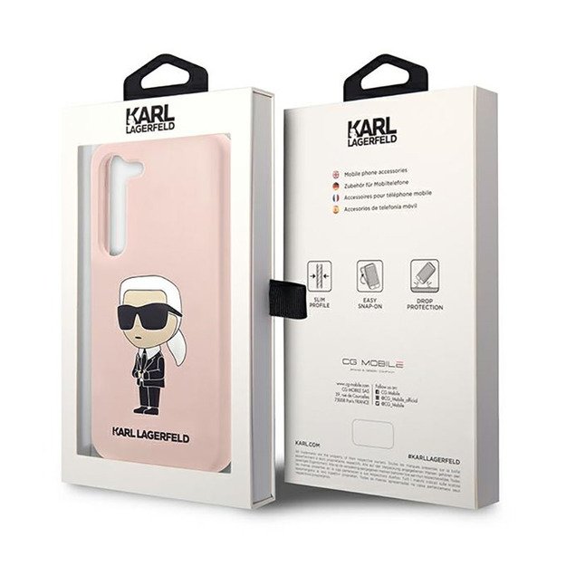 Karl Lagerfeld Silicone NFT Ikonik - Case for Samsung Galaxy S23 (Pink) 8