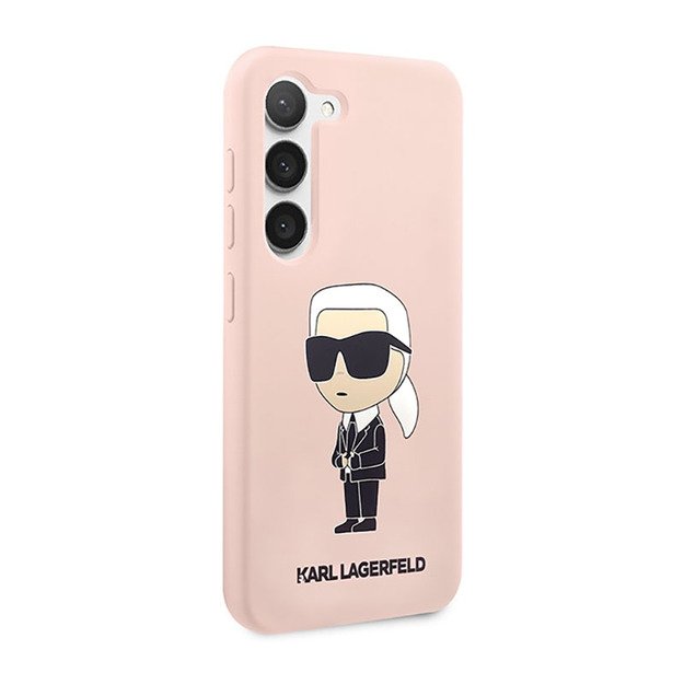 Karl Lagerfeld Silicone NFT Ikonik - Case for Samsung Galaxy S23 (Pink) 4