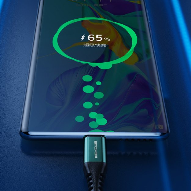 WEKOME WDC-170 Raython serija – trys viename USB-A į USB-C + Lightning + Micro USB 1,2 m greito įkrovimo PD laidas (sidabrinis) 25