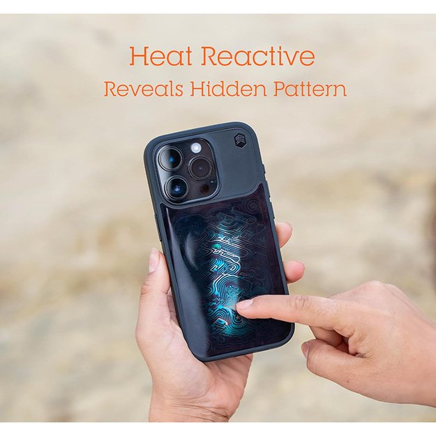 STM Reveal Warm MagSafe – dėklas, skirtas iPhone 15 (Black Realm) 6