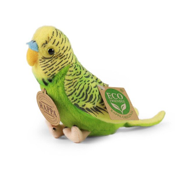 Plush budgies assort 13 cm ECO-FRIENDLY