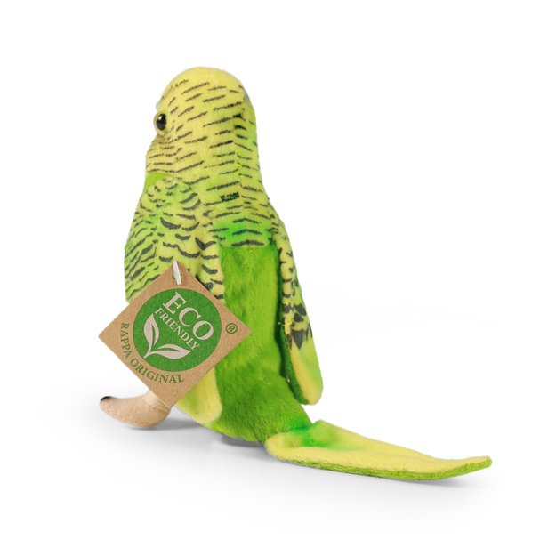 Plush budgies assort 13 cm ECO-FRIENDLY