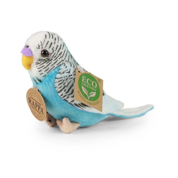 Plush budgies assort 13 cm ECO-FRIENDLY