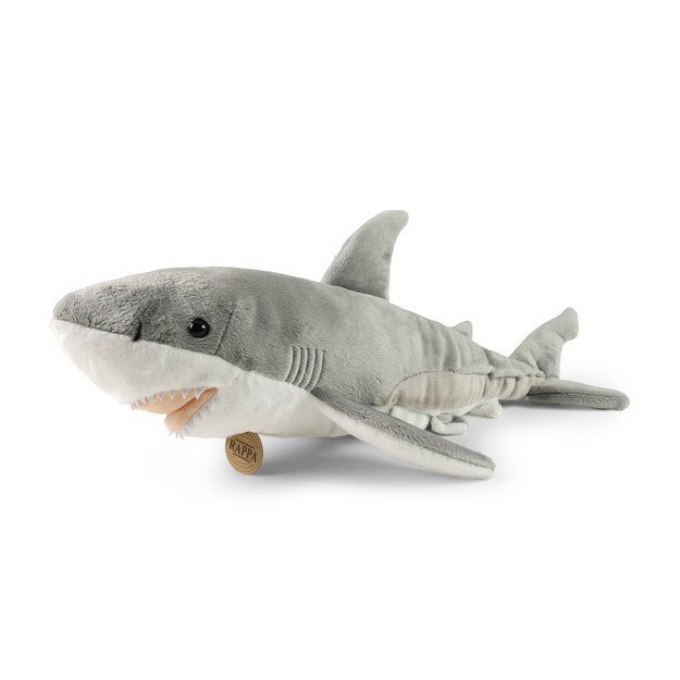 Plush white shark 51 cm ECO-FRIENDLY