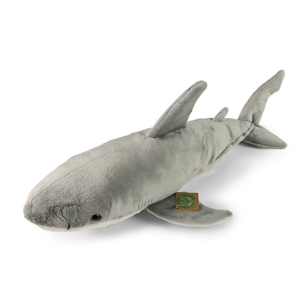Plush white shark 51 cm ECO-FRIENDLY