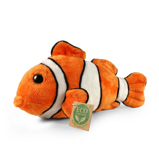 Plush Clown fish 25 cm ECO-FRIENDLY