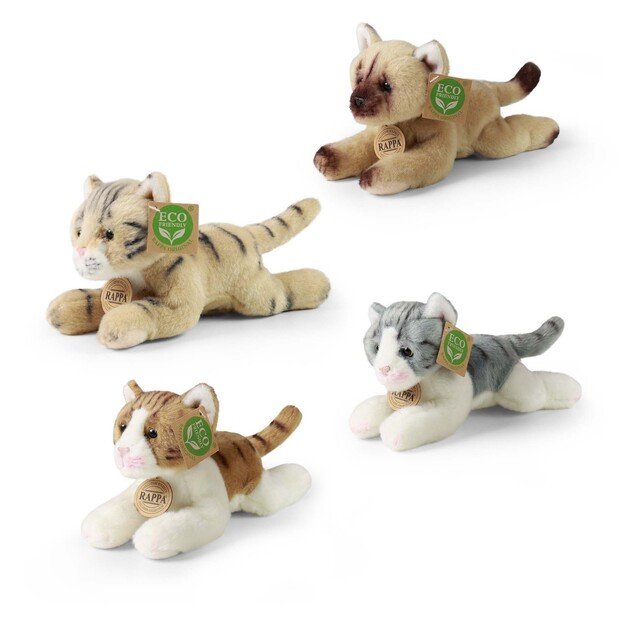 Plush cats assort 21 cm ECO-FRIENDLY