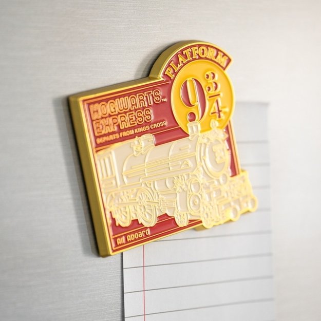 Harry Potter - Fridge Magnet Platform 9 3/4 (7x7 cm) 7