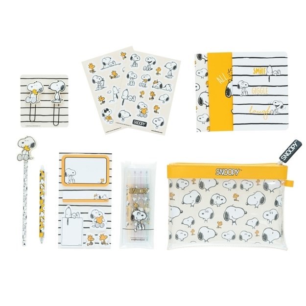 Snoopy - 15-piece school supplies set 1