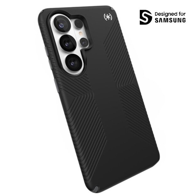 Speck Presidio2 Grip Magnet - Samsung Galaxy S26 Ultra MagSafe Case (Black/Slate Gray/White)