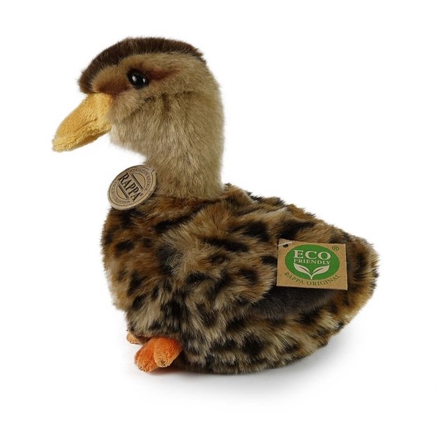 Rappa - Realistic Plush Mallard Duck 19 cm Eco-Friendly 3