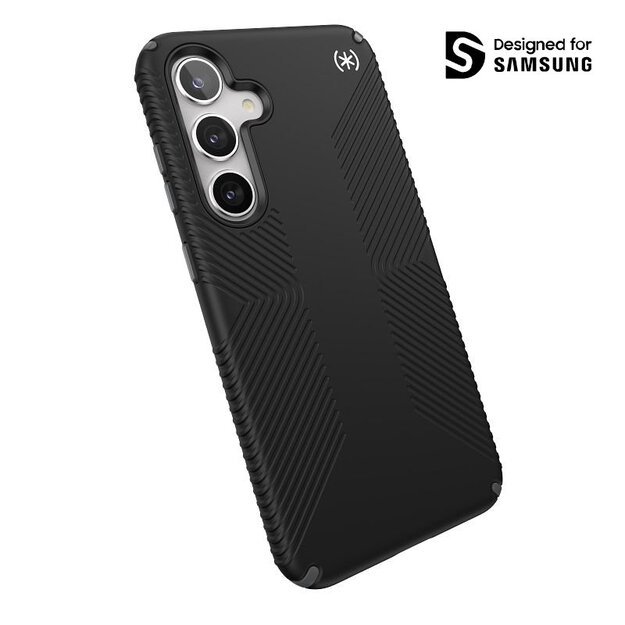Speck Presidio2 Grip – dėklas, skirtas Samsung Galaxy S24+ (juodas / šiferio pilkas / baltas) 15