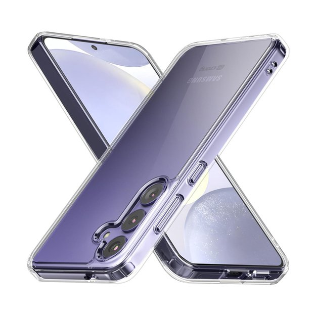 Crong Crystal Shield Cover – Samsung Galaxy S24+ dėklas (skaidrus)