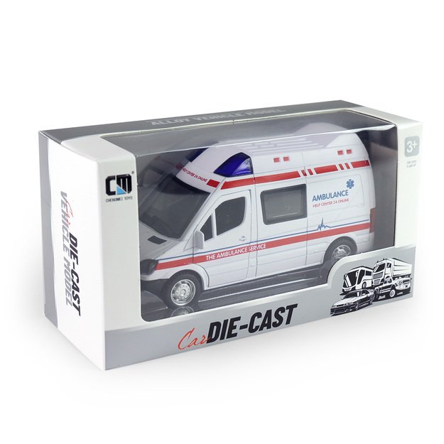 Car metal ambulance sound and light